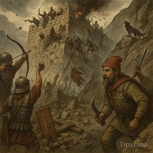 Sarmizegetusa fell and Decebal was slain - Dacia was defeated