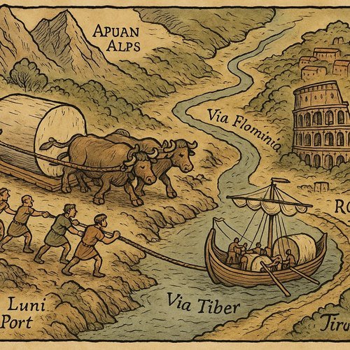 Construction Olympics - the marble road