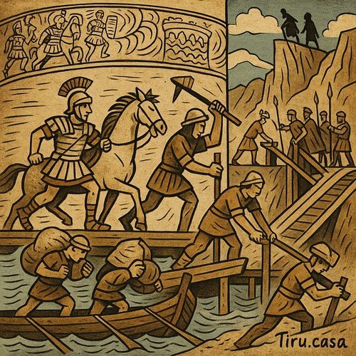 Spiral Stories in Stone - A Stone Comic Strip