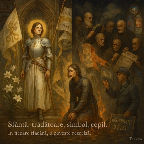 Saint, traitor, symbol, child. In every flame, there is a story rewritten.