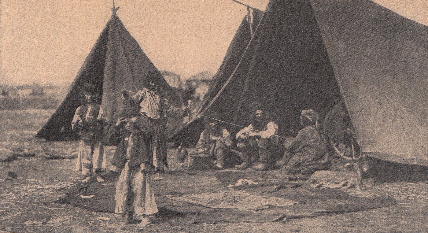 Gypsy camp in Wallachia